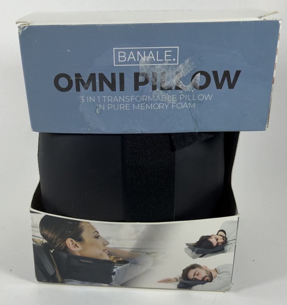 Banale Omni Transformable Pillow 3-in-1 For Plane Hotel & Camping - Read